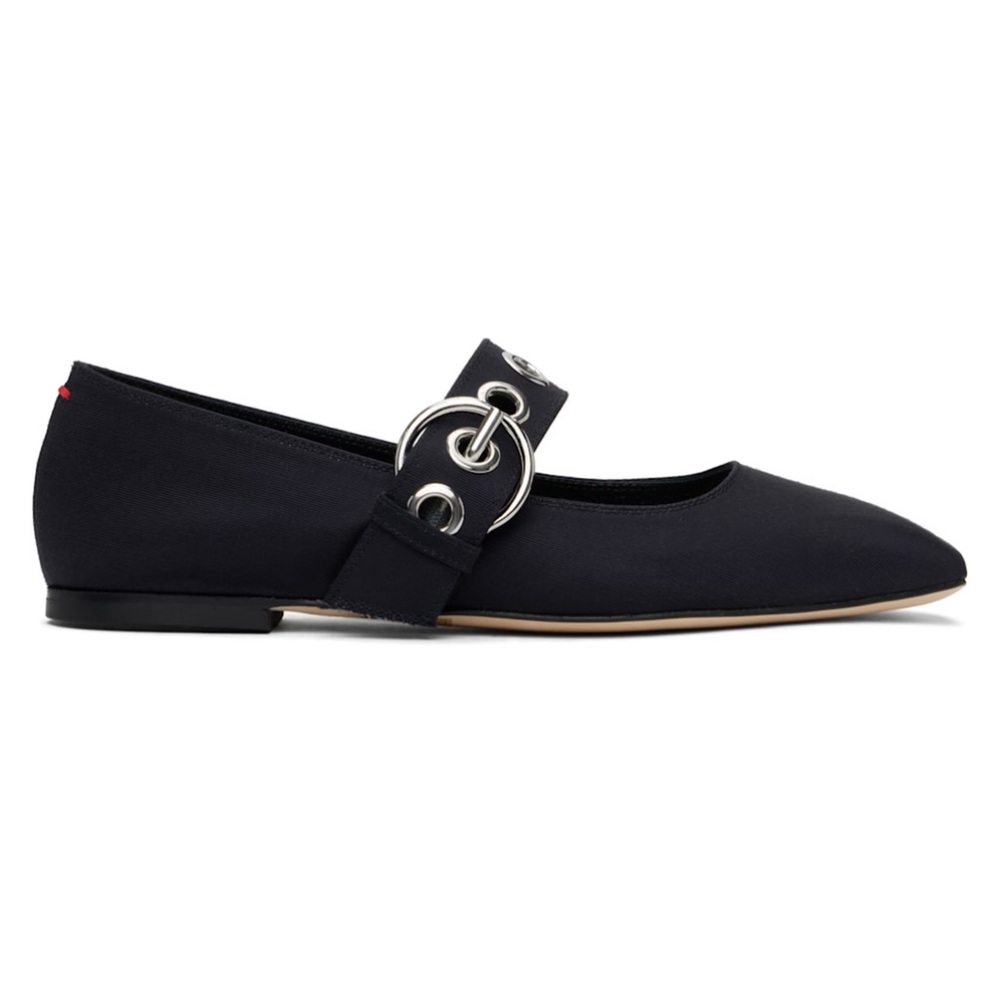 Navy Blue Aeyde Flats